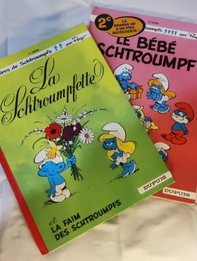 [SCH-BOC-VG-NB-0001] Schtroumps-La Schroumpfette + Le bebe Schtroumpf - French